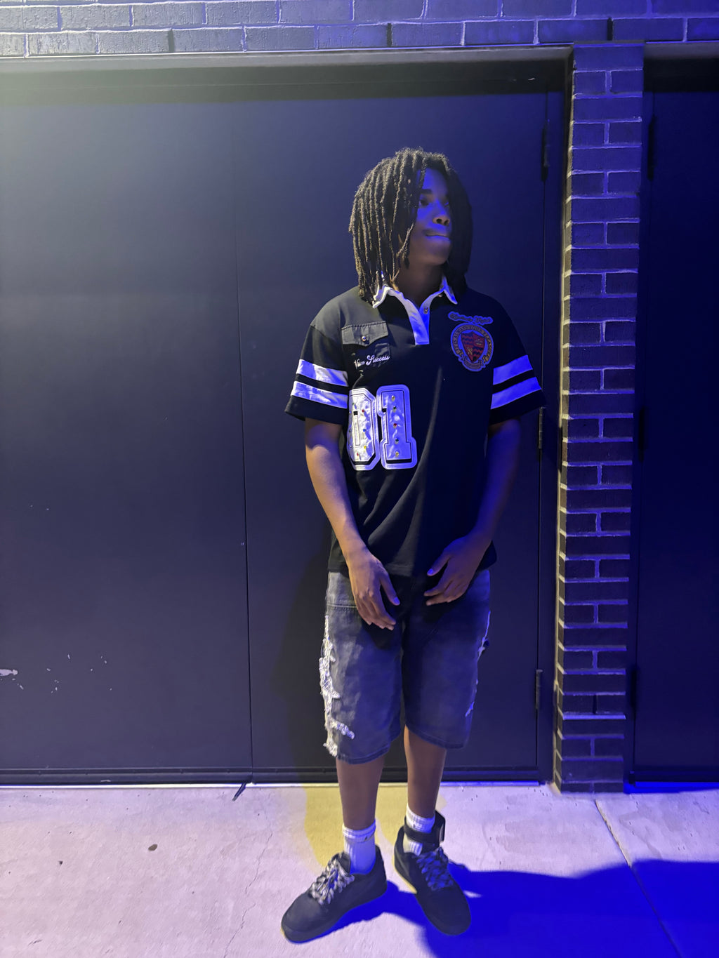 VISION BLACK POLO SHIRT