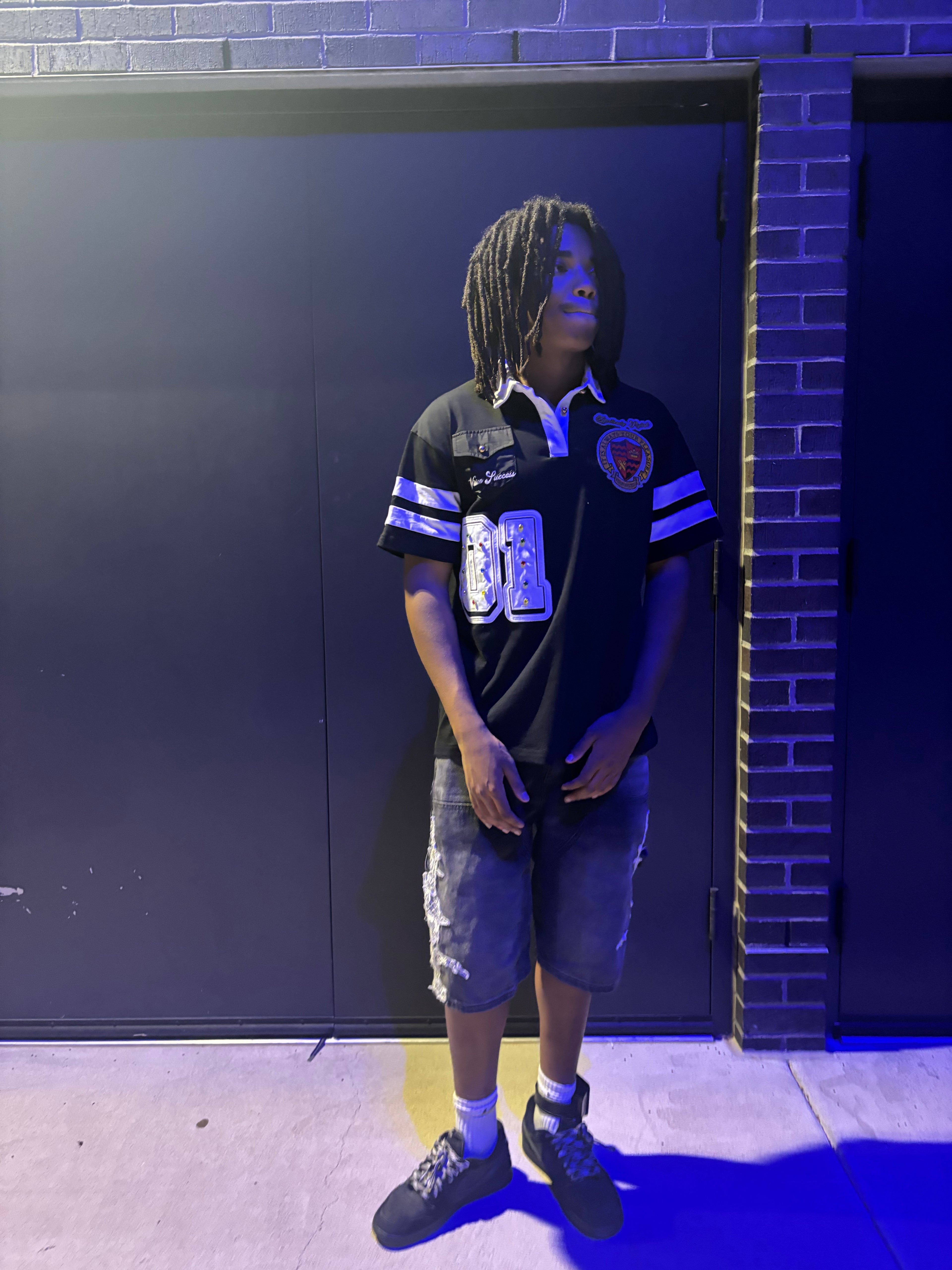 VISION BLACK POLO SHIRT